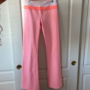 lululemon pink flare leggings size 6L